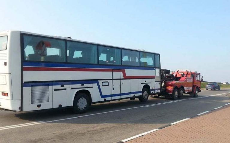 Эвакуация автобусов в Москве недорого